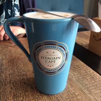 Massive latte at Fitagain in Krakow