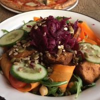 African salad at Fitagain in Krakow