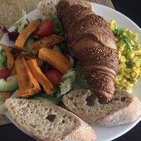 Vegan breakfast  at Fitagain in Krakow