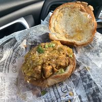 bbq sandwich at Grass VBQ Joint - Cloud Kitchen in Decatur