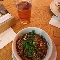 Nodles with vegetables at Kitaika in Kyiv