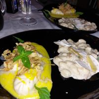 Gnochetti and Kulorgionis 18 euros each at Rocca Ja in Castelsardo