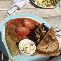 Vegan breakfast  at Cliff Top Cafe in Millbrook