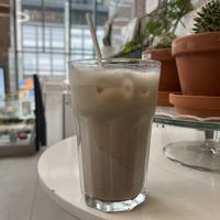 Iced chai lattee  at Leaves House || in Montreal