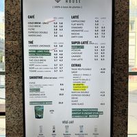 Menu  at Leaves House || in Montreal