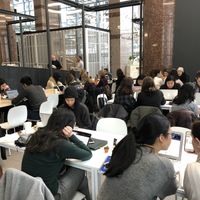 Work area at Leaves House || in Montreal