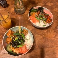 Teriyaki Tofu Korean Kimchi at Bracka 20 in Warsaw