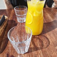 Some lemonade – i think it was mango, i know it was delicious at Bracka 20 in Warsaw