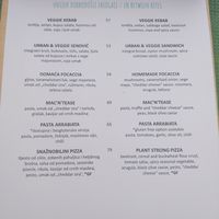 In Between Bites Menu at Urban & Veggie in Dubrovnik