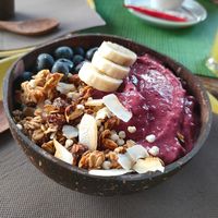 Smoothie bowl at Urban & Veggie in Dubrovnik