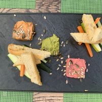 Dip tris at Urban & Veggie in Dubrovnik