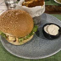 Strava burger  at Urban & Veggie in Dubrovnik