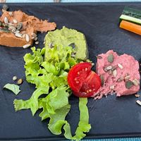 Trio of dips at Urban & Veggie in Dubrovnik