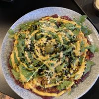 PLANT STRONG PIZZA - so delicious!!  at Urban & Veggie in Dubrovnik