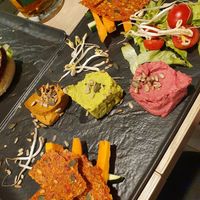 Dips tris at Urban & Veggie in Dubrovnik