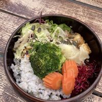 Poke bowl  at Urban & Veggie in Dubrovnik