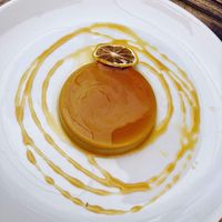 Rožata (traditional Croatian dessert)   at Urban & Veggie in Dubrovnik