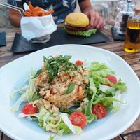 Risotto antracit at Urban & Veggie in Dubrovnik