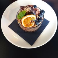 Chocolate mousse at Urban & Veggie in Dubrovnik