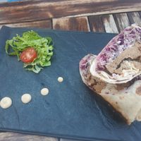 Seitan kebab at Urban & Veggie in Dubrovnik