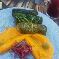 Kale rolls at Urban & Veggie in Dubrovnik