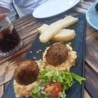 Patties at Urban & Veggie in Dubrovnik