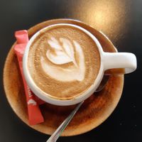 Pretty coffee at Urban & Veggie in Dubrovnik