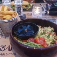 Taboulé et frites at Urban & Veggie in Dubrovnik