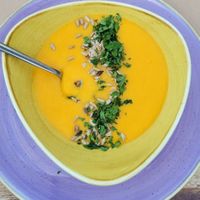 Carrot & Ginger soup at Urban & Veggie in Dubrovnik