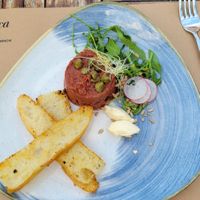 Eggplant Tartare at Urban & Veggie in Dubrovnik
