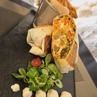 Vebab & fries at Urban & Veggie in Dubrovnik