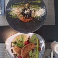 Sweet potato gnocchi & king seitan. at Urban & Veggie in Dubrovnik