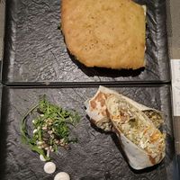 Focaccia & seitan wrap. at Urban & Veggie in Dubrovnik