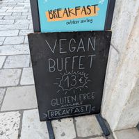 vegan buffet at Urban & Veggie in Dubrovnik
