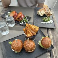 Bao buns, wrap and sliders (all good)   at Urban & Veggie in Dubrovnik