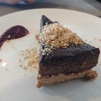 Raw chocolate cake at Urban & Veggie in Dubrovnik