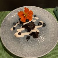 Orange, carrot and carob cake at Urban & Veggie in Dubrovnik