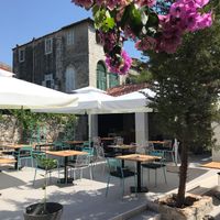 Outdoor seating. at Urban & Veggie in Dubrovnik