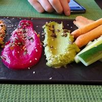 Trio of spreads at Urban & Veggie in Dubrovnik