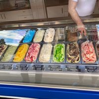 Vegan tastes are clearly labeled. at Slascicarna Ohrid in Velenje