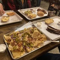 Nice that a vegan can be included at a table of omnivores!  at Smokee Mo's St Louis BBQ in St Louis