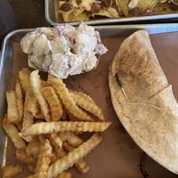 Sriracha Brat was good but I hated that pita. A vegan bun isn’t hard to find    at Smokee Mo's St Louis BBQ in St Louis