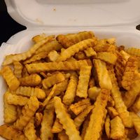Seasoned fries at Smokee Mo's St Louis BBQ in St Louis