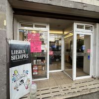 Outside the shop  at Libres X Siempre in Mexico City