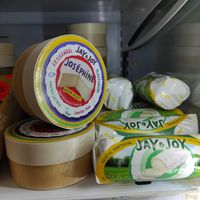 Cheeses at Veganic in Dublin