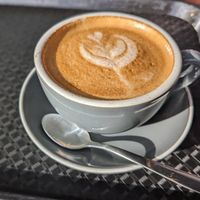 Almond milk dirty chai at Balls and Bangles in Queenstown