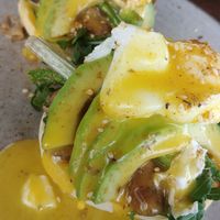 eggs benny at Muse Cafe & Art in Ubud
