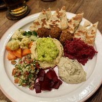 Vegan mezze platter   at Muse Cafe & Art in Ubud
