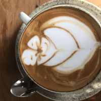 Cappuccino with Coconut milk  at Muse Cafe & Art in Ubud