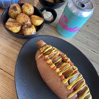 Classic Hotdog with Potatoes   at Not Dog in Nice